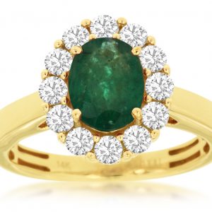 EMERALD & DIAMOND RING