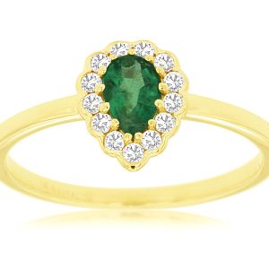 EMERALD & DIAMOND RING