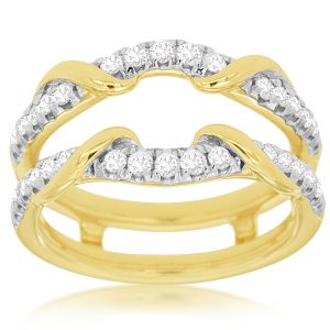 LADIES DIAMOND INSERT RING