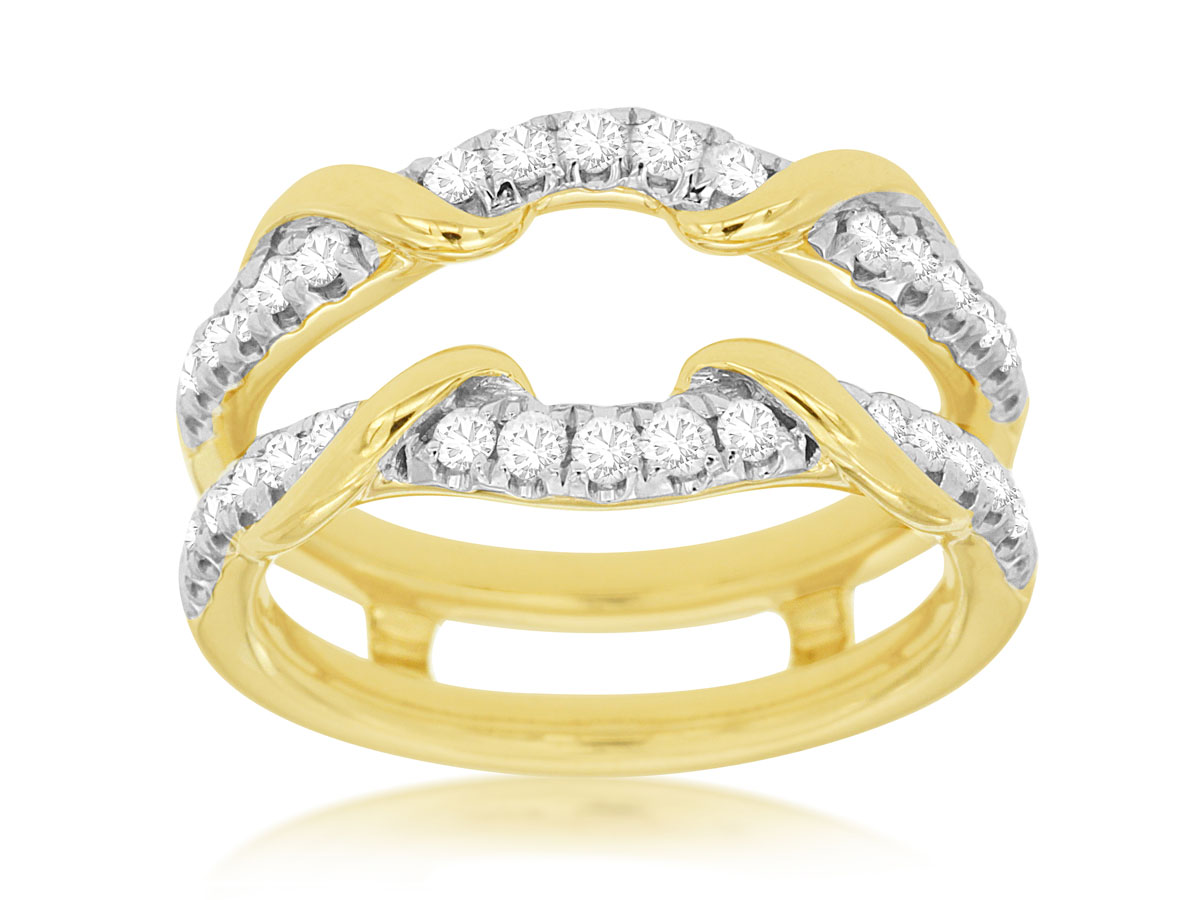 LADIES DIAMOND INSERT RING