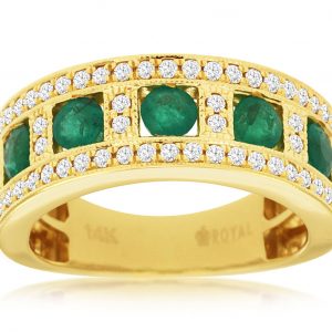 EMERALD & DIAMOND RING