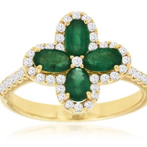 EMERALD & DIAMOND RING