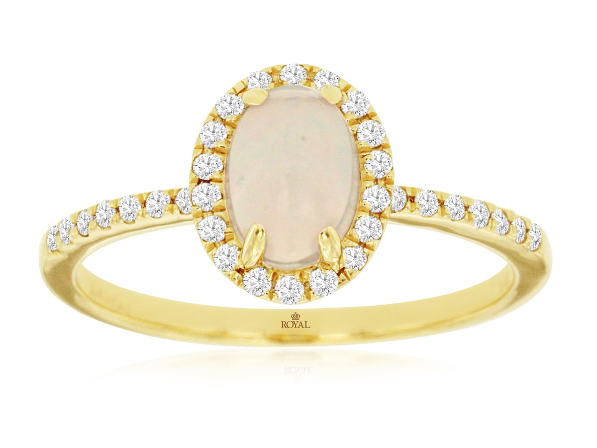 OPAL & DIAMOND RING