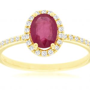 RUBY & DIAMOND RING