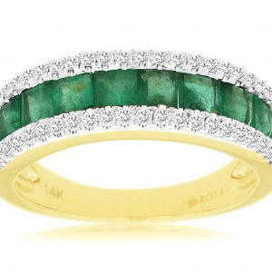 EMERALD & DIAMOND RING