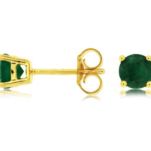 EMERALD STUD EARRING