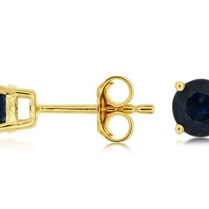 SAPPHIRE STUD EARRING