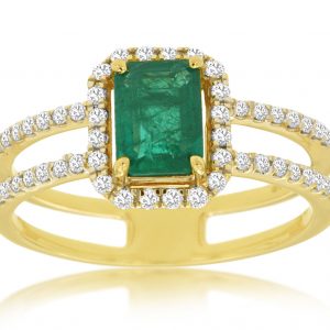 EMERALD & DIAMOND RING