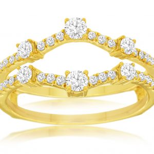 LADIES DIAMOND INSERT RING