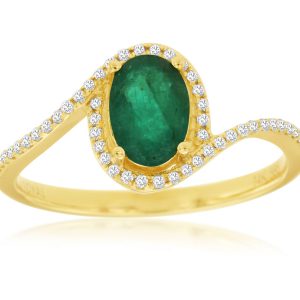 EMERALD & DIAMOND RING