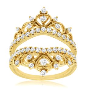 LADIES DIAMOND INSERT RING