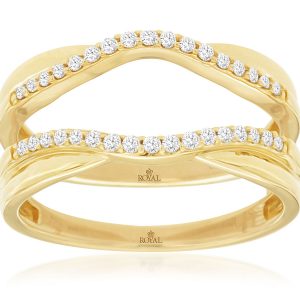 LADIES DIAMOND INSERT RING