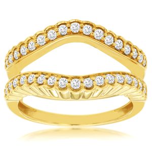 LADIES DIAMOND INSERT RING