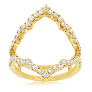 LADIES DIAMOND INSERT RING