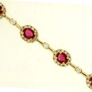 RUBY & DIAMOND BRACELET