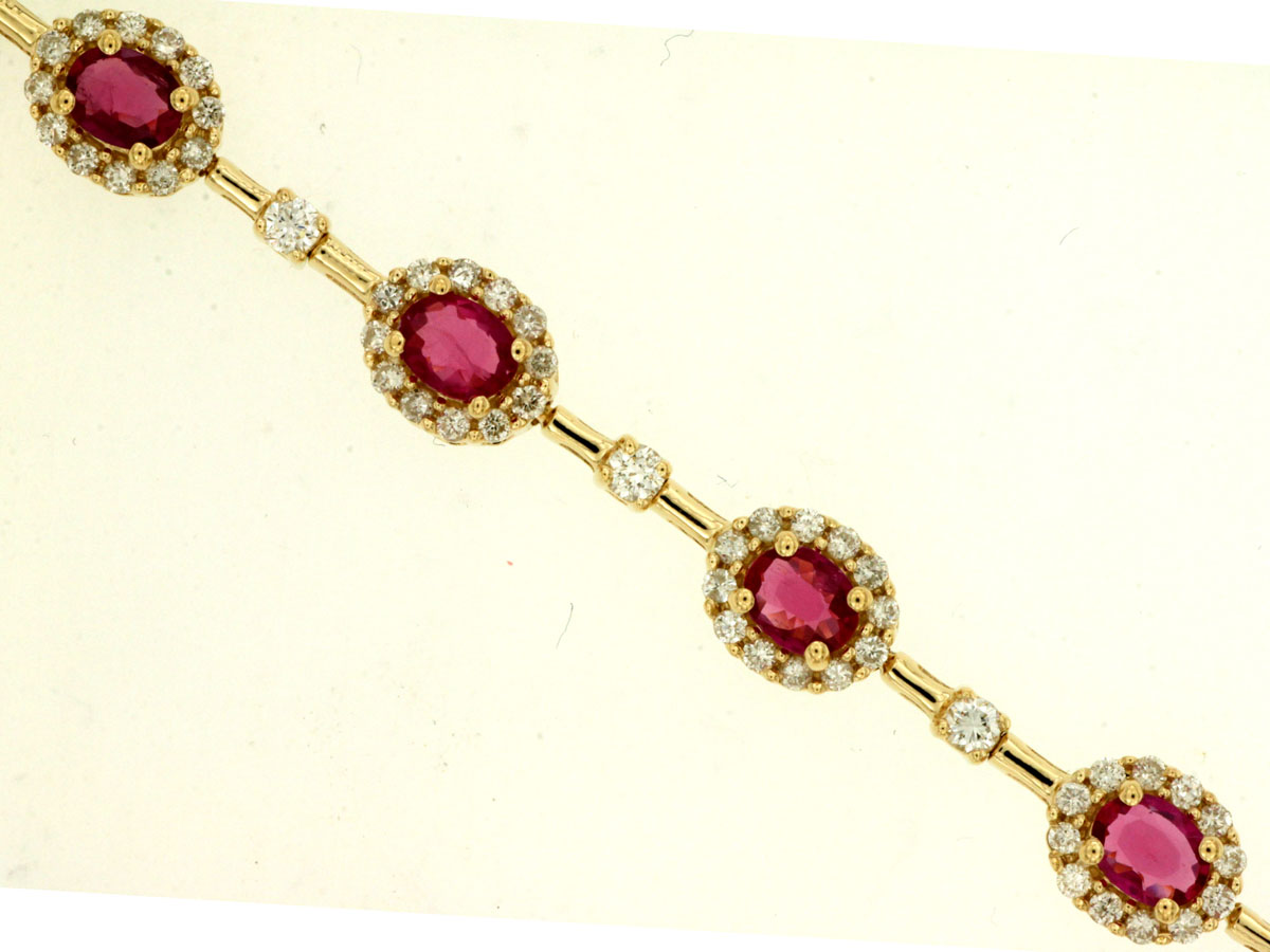 RUBY & DIAMOND BRACELET
