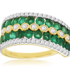 EMERALD & DIAMOND RING