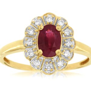 RUBY & DIAMOND RING