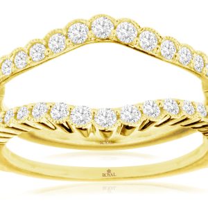 LADIES DIAMOND INSERT RING