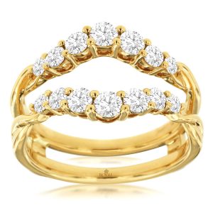 LADIES DIAMOND INSERT RING