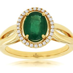 EMERALD & DIAMOND RING