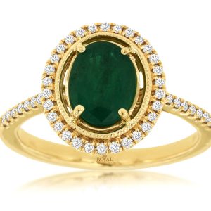 EMERALD & DIAMOND RING