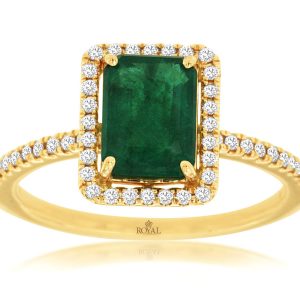 EMERALD & DIAMOND RING