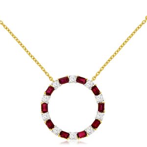 RUBY & DIAMOND NECKLACE