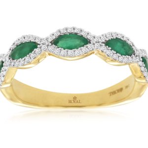 EMERALD & DIAMOND RING
