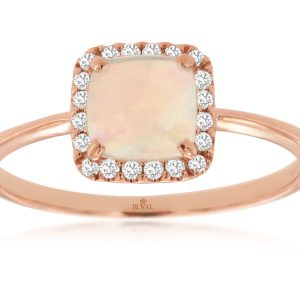 OPAL & DIAMOND RING