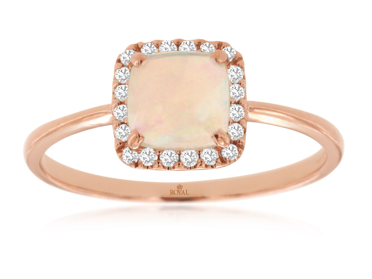 OPAL & DIAMOND RING