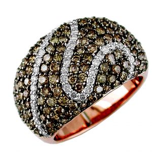 DIAMOND & MOCHA DIAMOND RING