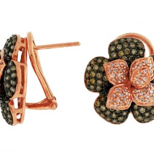 DIAMOND &MOCHA DIAMOND EARRING
