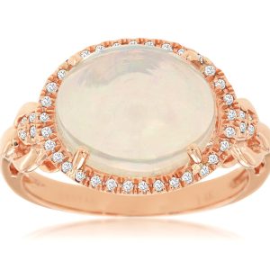 OPAL & DIAMOND RING