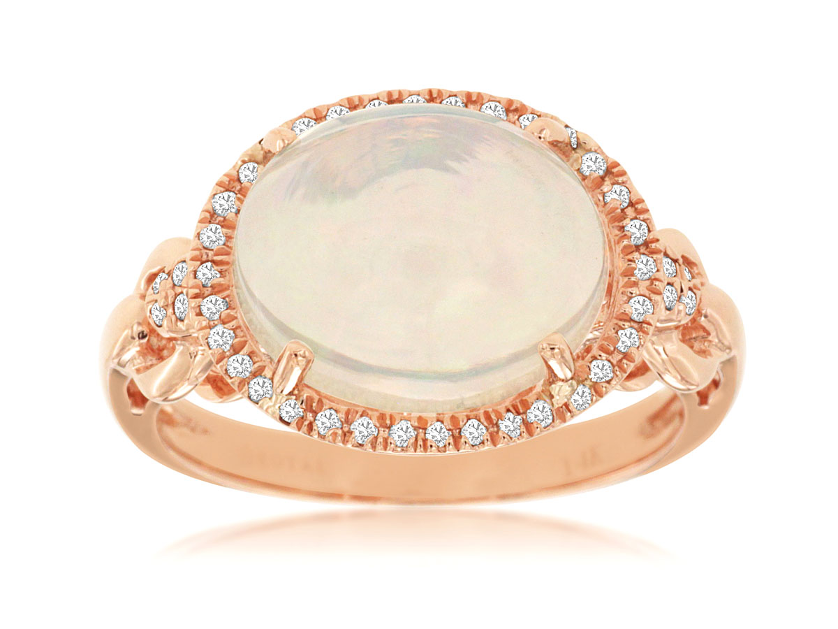 OPAL & DIAMOND RING