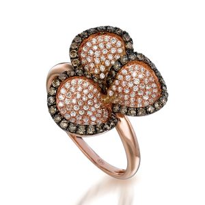 DIAMOND & MOCHA DIAMOND RING