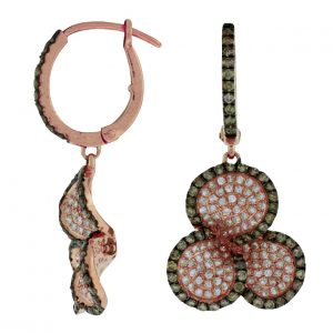 DIAMOND &MOCHA DIAMOND EARRING