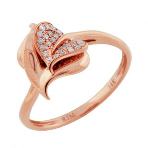 DIAMOND HEART RING