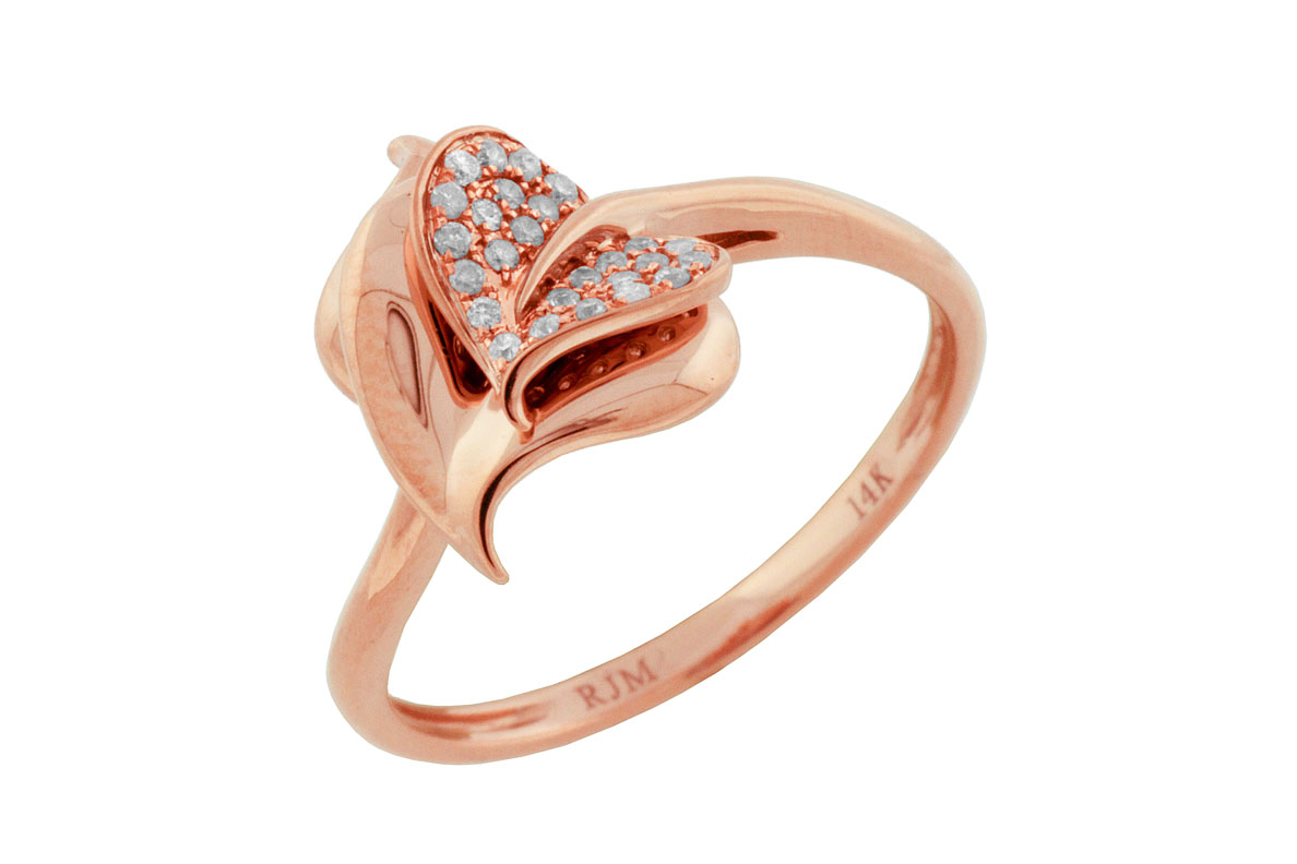 DIAMOND HEART RING