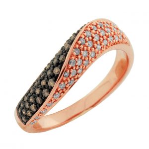 DIAMOND & MOCHA DIAMOND RING