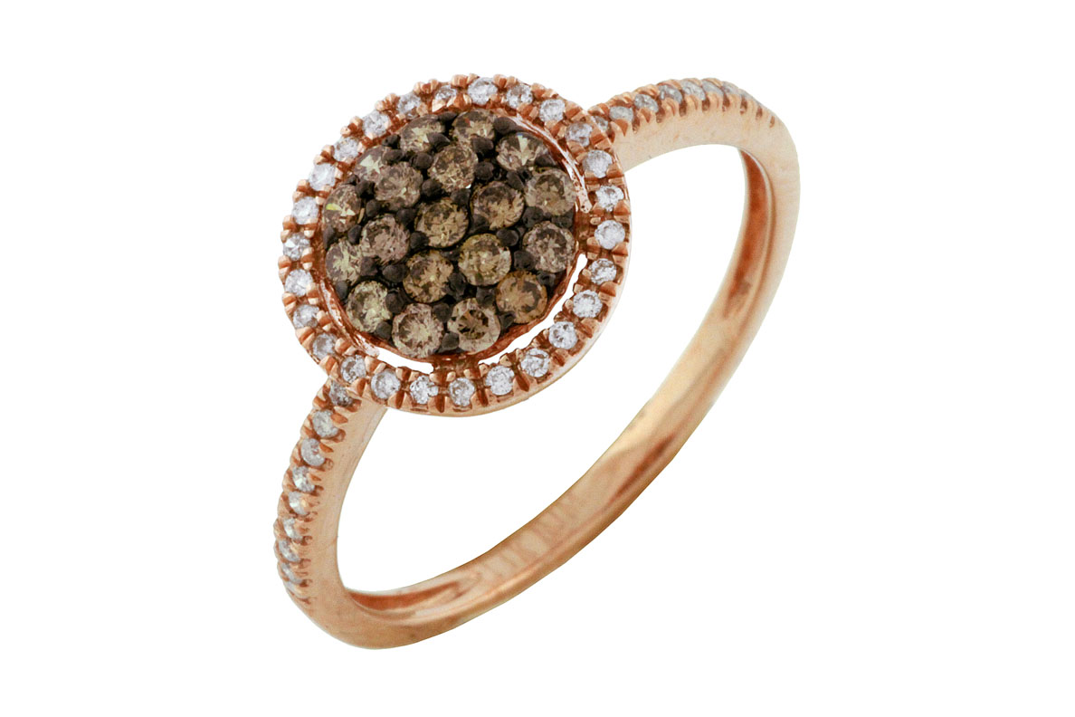 DIAMOND & MOCHA DIAMOND RING