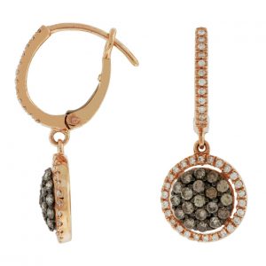 DIAMOND &MOCHA DIAMOND EARRING