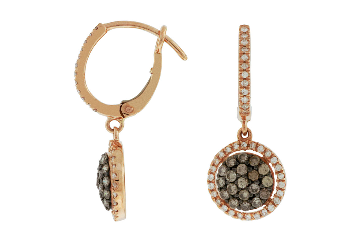 DIAMOND &MOCHA DIAMOND EARRING