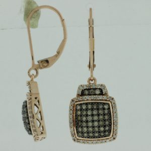 DIAMOND &MOCHA DIAMOND EARRING
