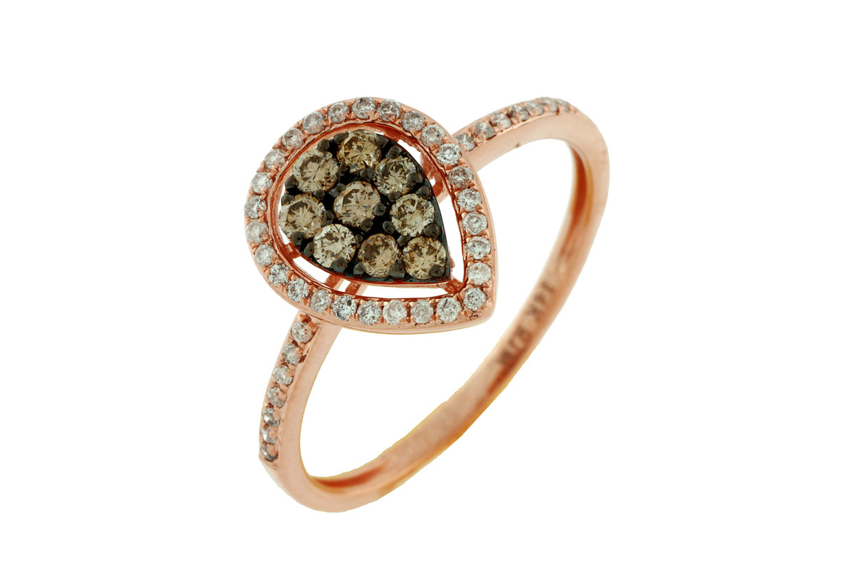 DIAMOND & MOCHA DIAMOND RING