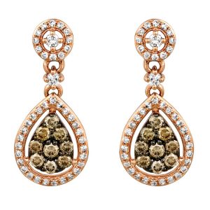 DIAMOND &MOCHA DIAMOND EARRING