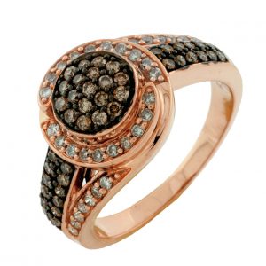 DIAMOND & MOCHA DIAMOND RING