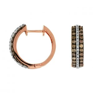 DIAMOND &MOCHA DIAMOND EARRING