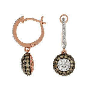 DIAMOND &MOCHA DIAMOND EARRING