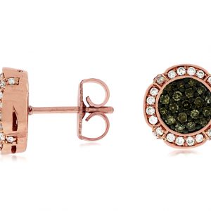 DIAMOND &MOCHA DIAMOND EARRING